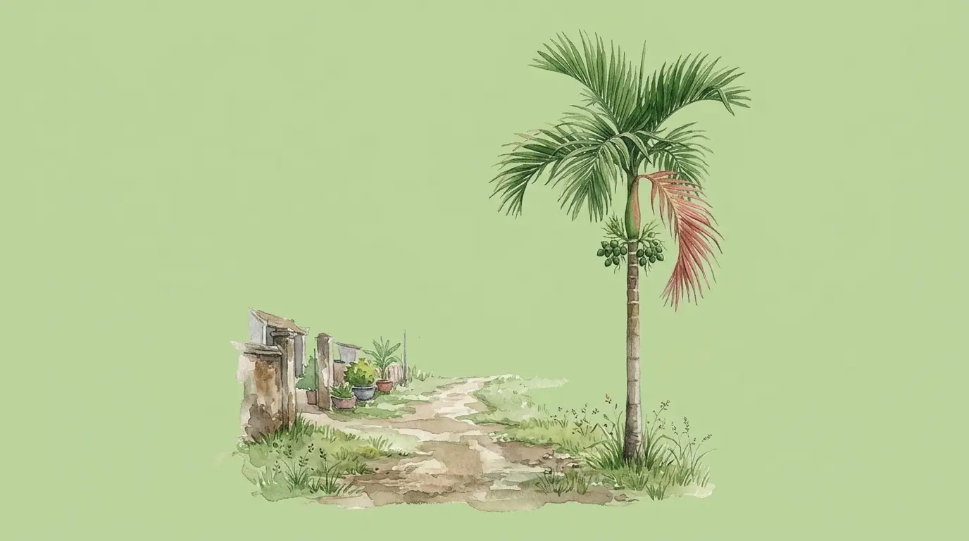 Cây cau trước ngõ