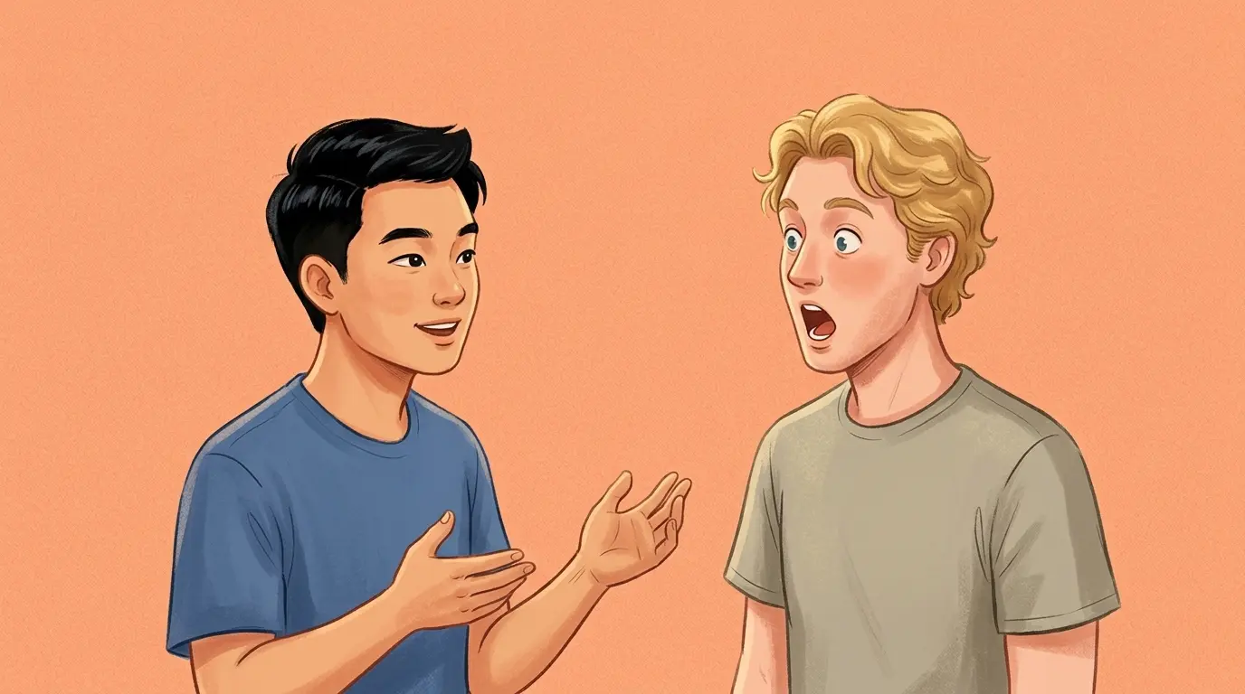 Màn đối thoại tiếng Anh khiến anh Tây ngã ngửa
