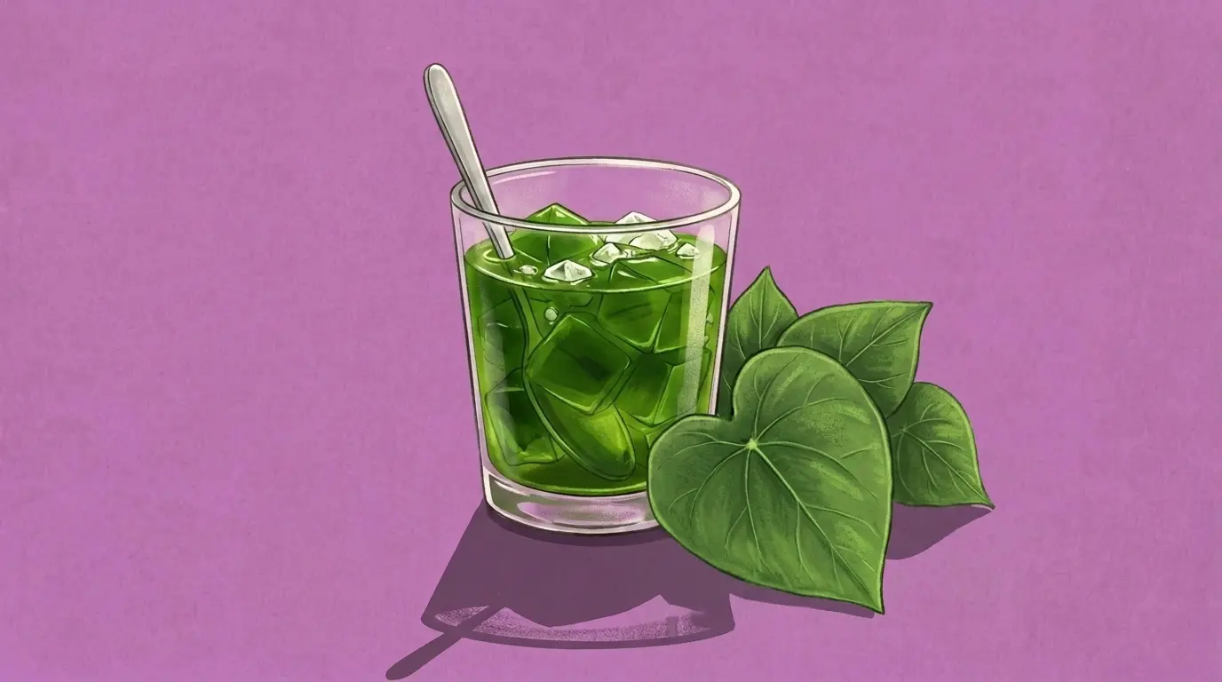 Cách làm sương sâm bằng lá tươi, dai mềm và thơm tự nhiên